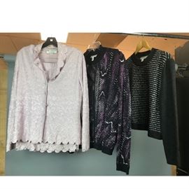 Lot 221 3pc ST JOHN Designer Sweaters. ST JOHN EVENING ca