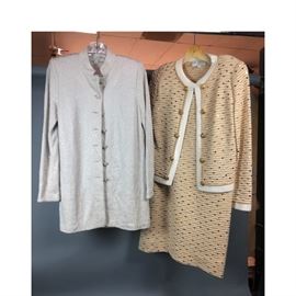 Lot 224 2 ST JOHN Sweater Sets. ST JOHN EVENING Long jack