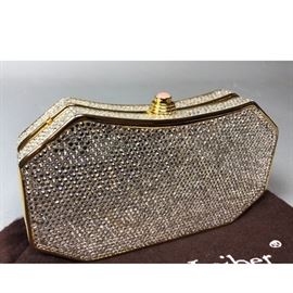 Lot 257 JUDITH LEIBER Stunning Iridescent Crystal Evening