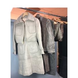 Lot 283 Lot of 70s Vintage Assorted Wool Ladies Fashion. 