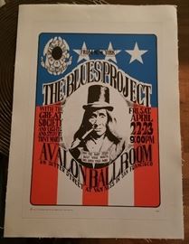 Blues Project and Great Society Avalon Ballroom Concert Poster FD-5       https://ctbids.com/#!/description/share/68629