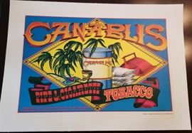 Head Shop Poster Ca. 1967 "Canablis" AOR 2.360     https://ctbids.com/#!/description/share/68603