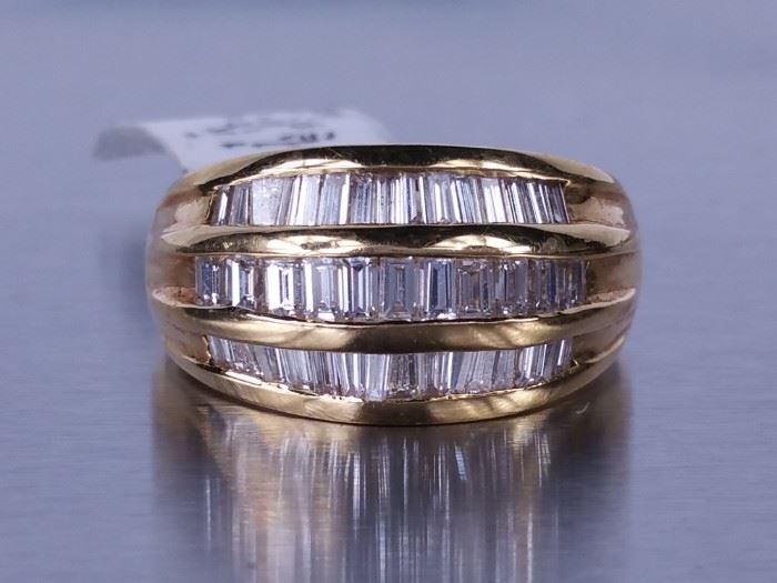1.5 Carat Diamond Ring in 14k Yellow Gold - $7599 Retail.
