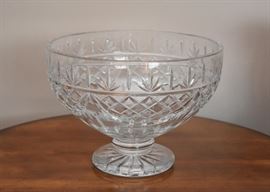 Large Waterford Crystal Lismore Pedestal Centerpiece Bowl (Numbered, Limited Edition)