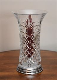Waterford Crystal Artisan Collection Candle Hurricane Lamp