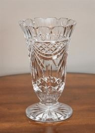 Waterford Crystal Master Cutter Penrose Vase, Signed by Sean O'Donnell
