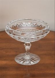 Waterford Crystal Master Cutter Compote Pedestal Dish, Signed by Sean O'Donnell