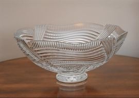 Waterford Crystal Spirit of America Footed Pedestal Bowl
