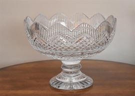 Waterford Crystal Mountains of Majesty Pedestal Bowl / Centerpiece (America the Beautiful Collection)