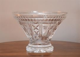 Waterford Crystal Millennium Footed Centerpiece Bowl, Signed Sean O'Donnell