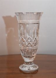 Waterford Crystal Lismore Castle Vase, Signed by Ray Birmingham (Romance of Ireland Collection)
