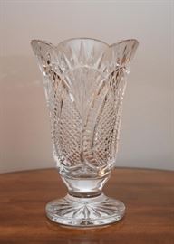 Waterford Crystal Seahorse Vase (2002), Signed by Jim O'Leary, Director of Design for Waterford