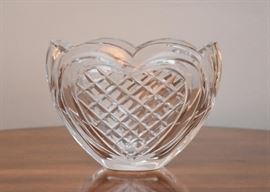 Waterford Crystal Heart Vase, Signed by Sean O'Donnell