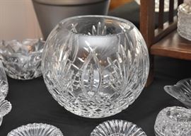 Waterford Crystal Rose Bowl, Signed by John McGrath