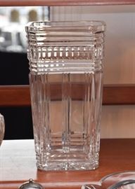 Waterford Crystal Abraham Lincoln Vase (America's Heritage Collection, 1997), Signed by Jim O'Leary, Director of Design for Waterford