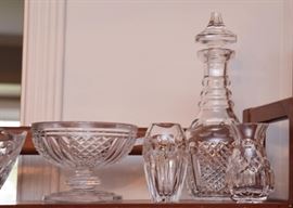 Waterford Crystal Compote, Decanter, Vases