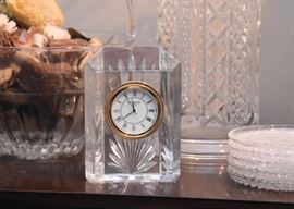 Waterford Crystal Desk Clock