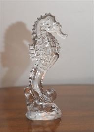 Waterford Crystal Seahorse Figurine