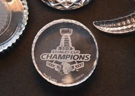 Waterford Crystal 2013 Chicago Blackhawks Championship Puck