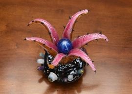 Glass Eye Studio Sea Life Series Paperweight - Anemone