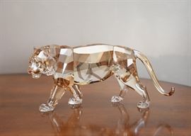Swarovski Crystal Tiger - Endangered Wildlife Series (with box)