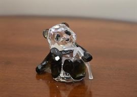 Swarovski Crystal Panda Bear Cub - Endangered Wildlife Series (with box)