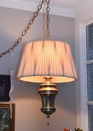 Brass Swag Lamp