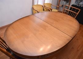 Vintage Dining Table (with 2 extra leaves & pads)