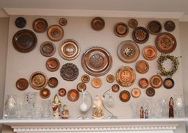 Polish Folk Art Wood / Wooden Handmade Plates