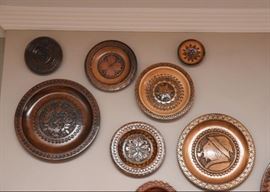 Polish Folk Art Wood / Wooden Handmade Plates