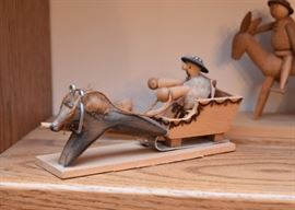 Handcrafted Wood / Wooden Folk Art Figurines