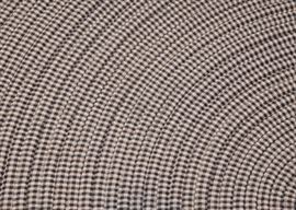 Oval Primitive-Style Rag Rug