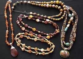 Costume Jewelry (Beaded Necklaces)