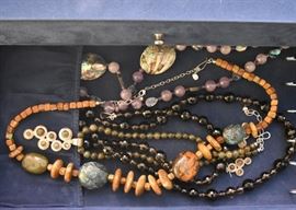 Costume Jewelry (Beaded Necklaces)