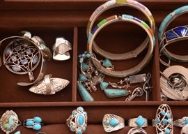 Women's Jewelry (Turquoise, Some Sterling Silver, Semi-Precious Stones)