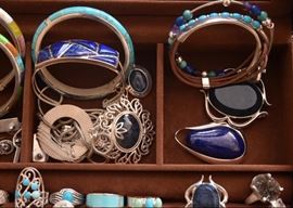 Women's Jewelry (Turquoise, Some Sterling Silver, Semi-Precious Stones)