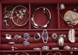 Women's Jewelry (Some Sterling Silver, Semi-Precious Stones)