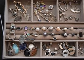 Women's Jewelry (Some Sterling Silver, Semi-Precious Stones)