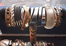 Women's Jewelry (Bracelets - Cuffs, Bangles, Beaded, Some Sterling Silver)