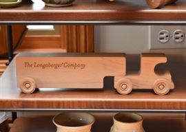 Longaberger Wooden Truck Figure / Toy