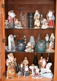 G. DeBrekht Christmas Figurines, Glassware & Crystal Vases