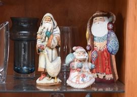 G. DeBrekht Christmas Figurines, Glassware & Crystal Vases