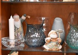 G. DeBrekht Christmas Figurines, Glassware & Crystal Vases