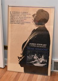 Alfred Hitchcock's "Rear Window" Movie Poster