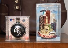 Chicago Themed Christmas Ornaments