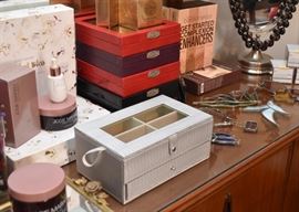 Cosmetics, Jewelry Boxes