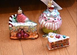 Christopher Radko Mercury Glass Christmas Ornaments 