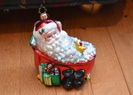 Christopher Radko Mercury Glass Christmas Ornaments 