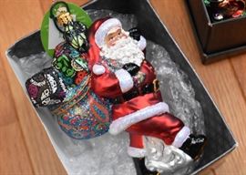 Christopher Radko Mercury Glass Christmas Ornaments 