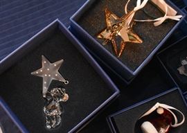 Swarovski Crystal Christmas Ornaments